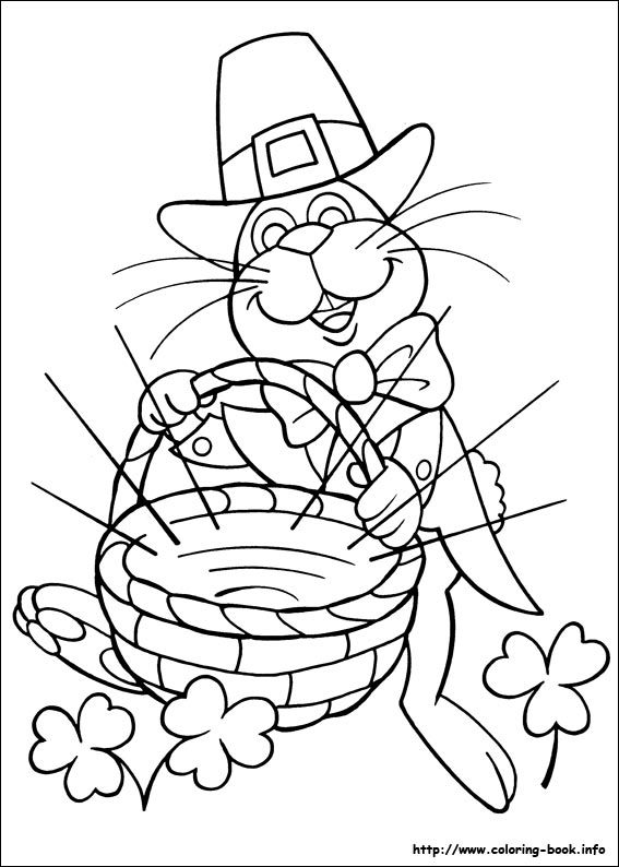 Peter Cottontail coloring picture